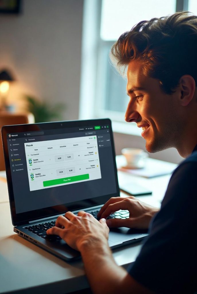 placing a bet on a Brazil national team match